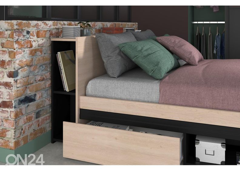 Voodi Lodge 140x190 cm suurendatud