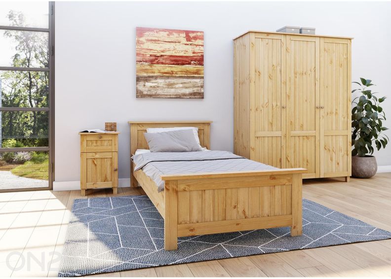 Voodi Lote 90x200 cm suurendatud