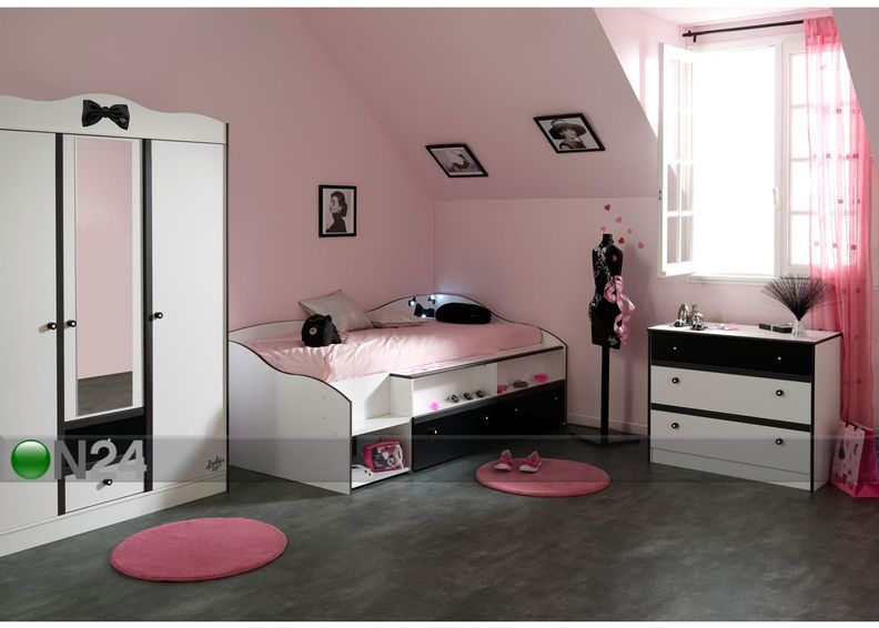 Voodi Lovely Light 90x200 cm suurendatud
