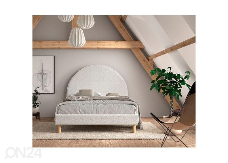 Voodi Moon 140x200 cm, buklee suurendatud