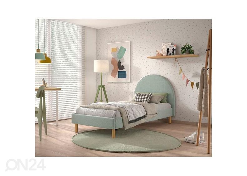 Voodi Moon 90x200 cm, buklee suurendatud