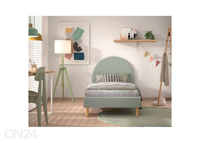 Voodi Moon 90x200 cm, buklee suurendatud