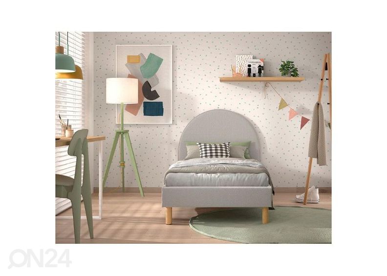 Voodi Moon 90x200 cm, buklee suurendatud