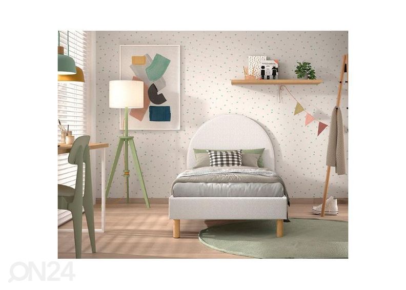 Voodi Moon 90x200 cm, buklee suurendatud