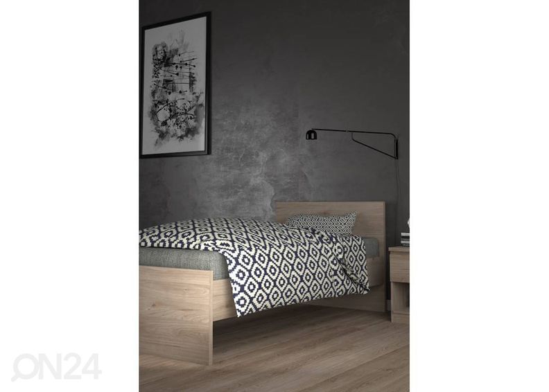 Voodi Naia 160x200 cm, hickory suurendatud