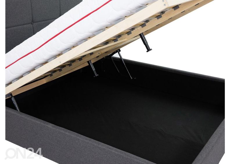 Voodi pesukastiga Laila 180x200 cm suurendatud