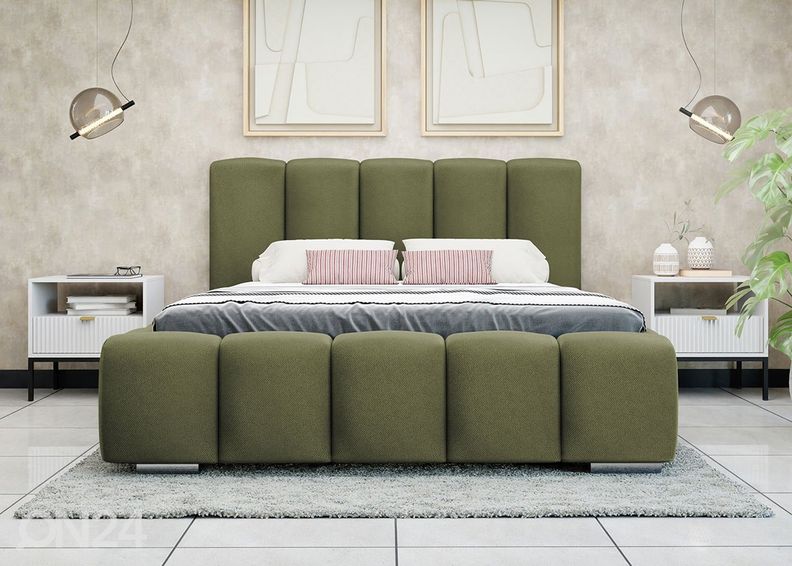 Voodi pesukastiga Wizko 140x200 cm suurendatud