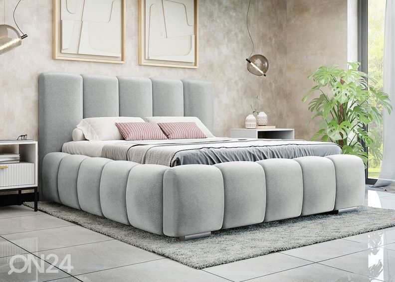 Voodi pesukastiga Wizko 160x200 cm suurendatud