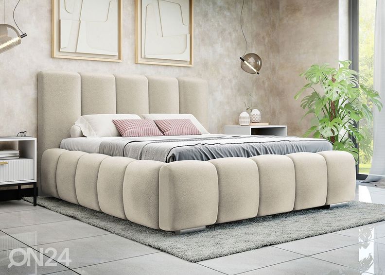 Voodi pesukastiga Wizko 160x200 cm suurendatud