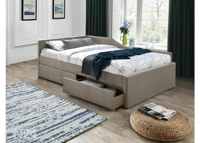 Voodi sahtlitega 120x200 cm suurendatud