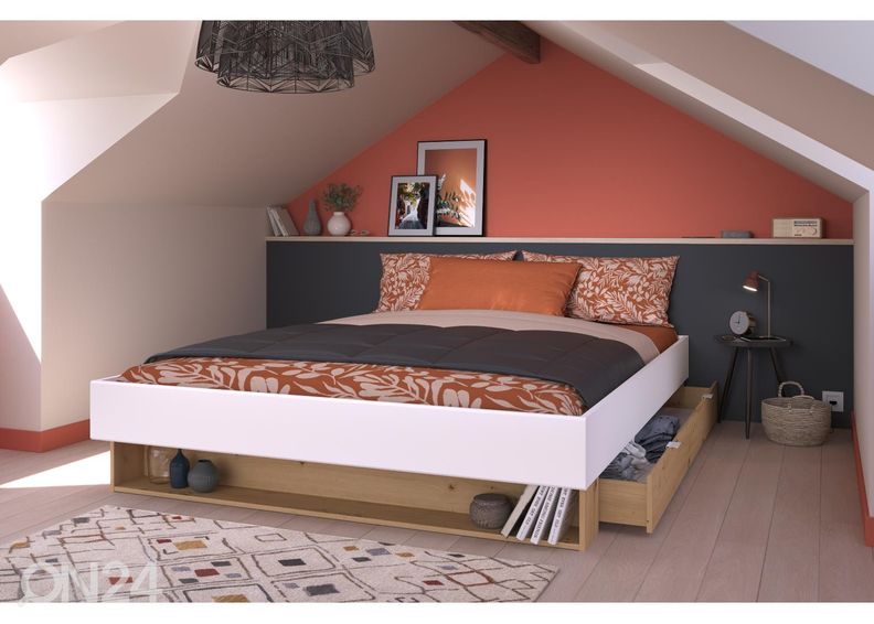 Voodi Stamp 160x200 cm suurendatud