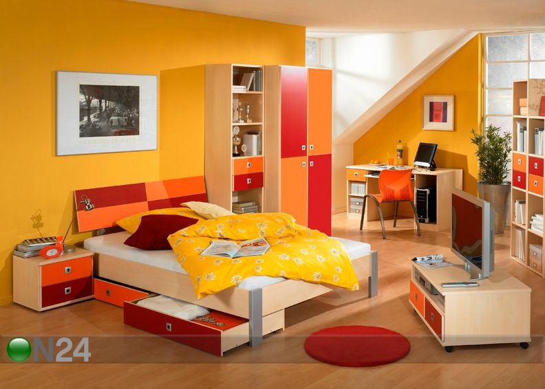 Voodi Sunny 140x200 cm suurendatud