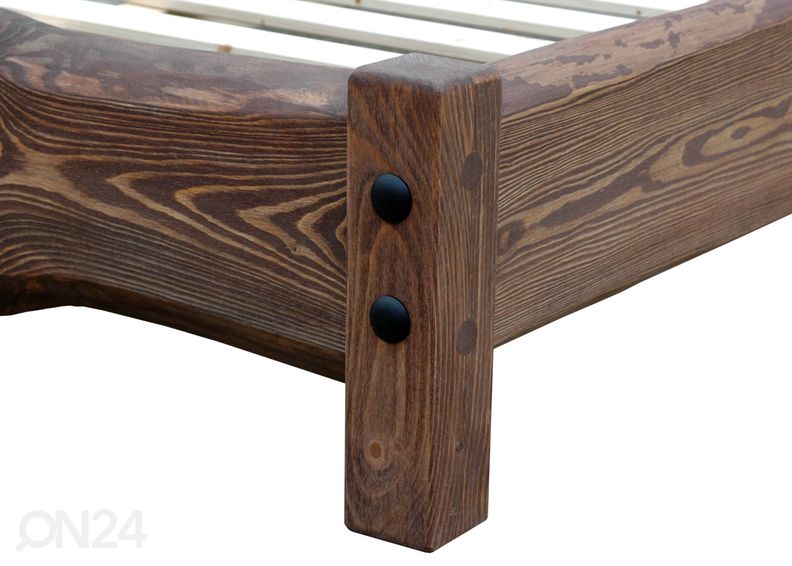 Voodi täispuidust 160x200 cm suurendatud