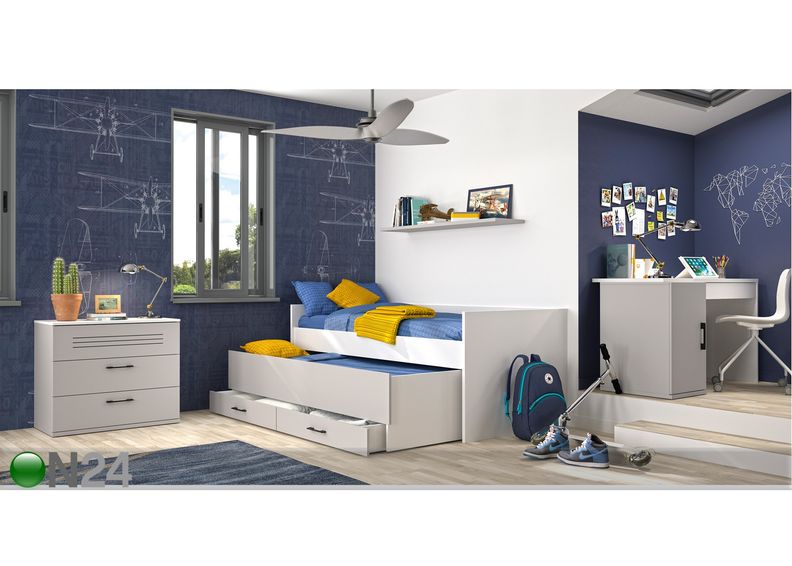 Voodi Ugo 90x200 cm suurendatud