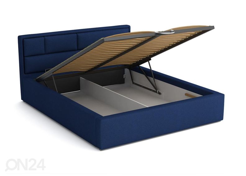 Voodi ülestõstetava voodipõhjaga 120x200 cm suurendatud