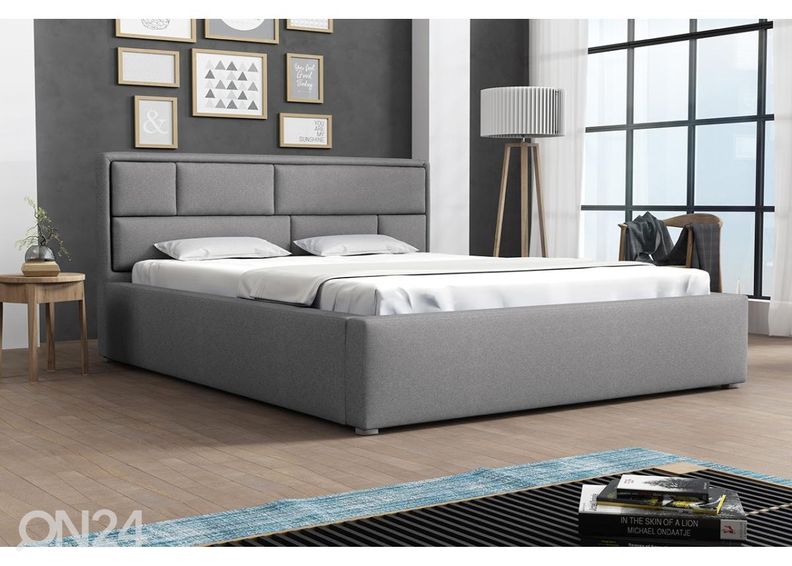 Voodi ülestõstetava voodipõhjaga 120x200 cm suurendatud