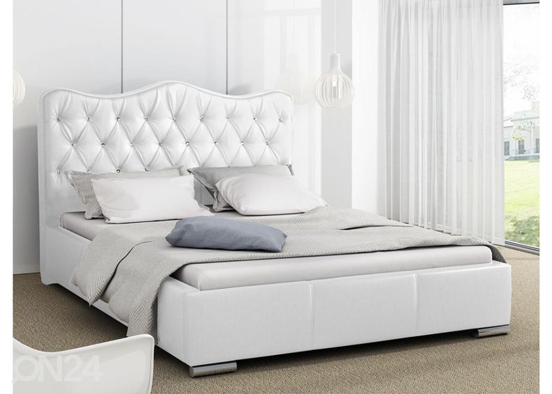 Voodi ülestõstetava voodipõhjaga 140x200 cm suurendatud