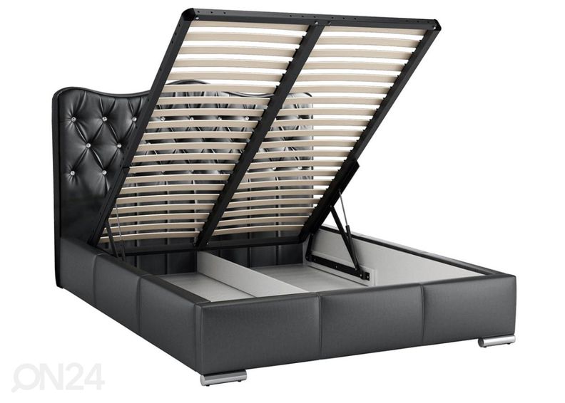 Voodi ülestõstetava voodipõhjaga 140x200 cm suurendatud