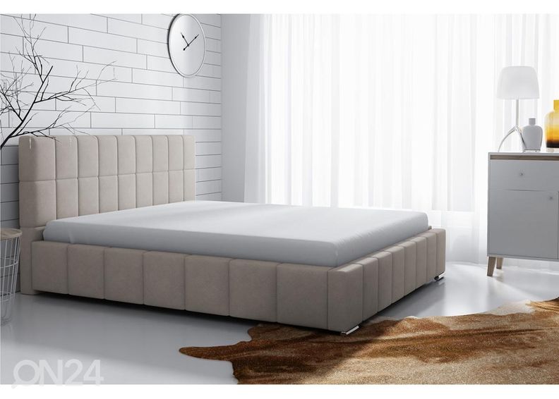 Voodi ülestõstetava voodipõhjaga 140x200 cm suurendatud