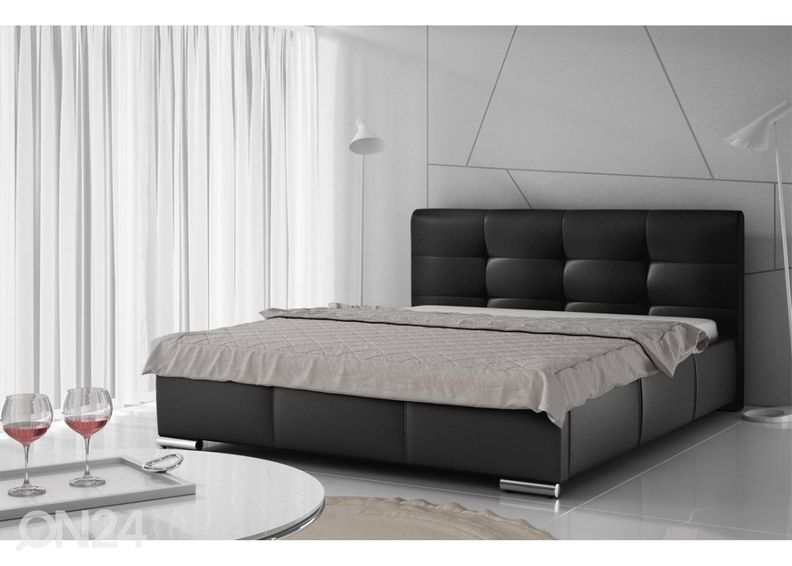 Voodi ülestõstetava voodipõhjaga 140x200 cm suurendatud