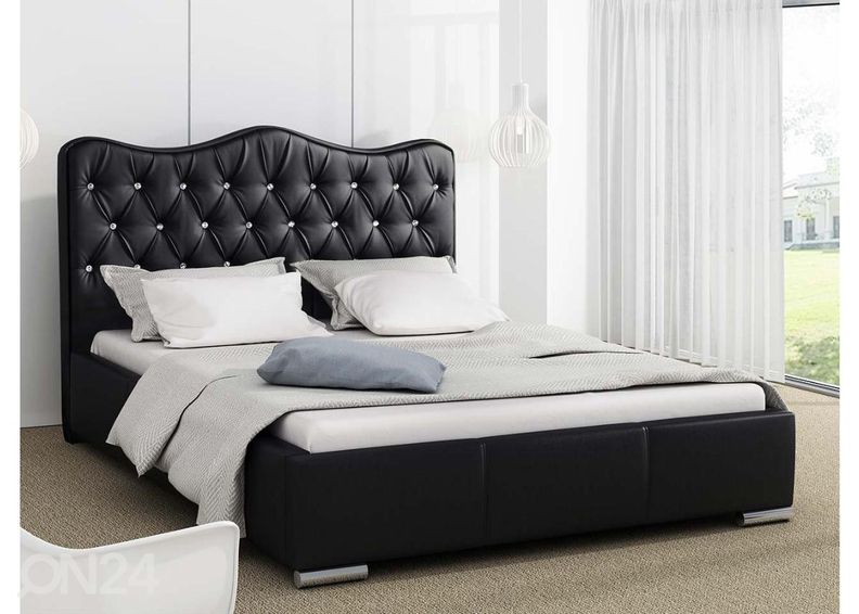 Voodi ülestõstetava voodipõhjaga 160x200 cm suurendatud