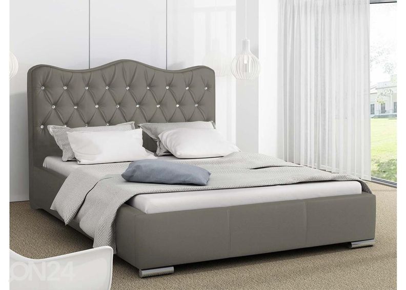 Voodi ülestõstetava voodipõhjaga 160x200 cm suurendatud