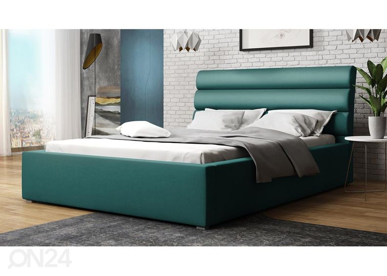 Voodi ülestõstetava voodipõhjaga Cordoba 160x200 cm suurendatud