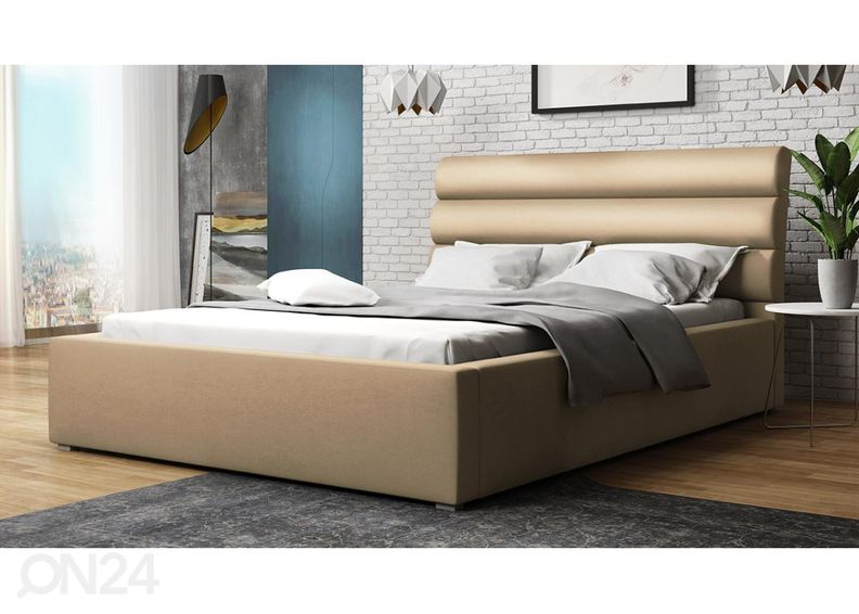 Voodi ülestõstetava voodipõhjaga Cordoba 200x200 cm suurendatud