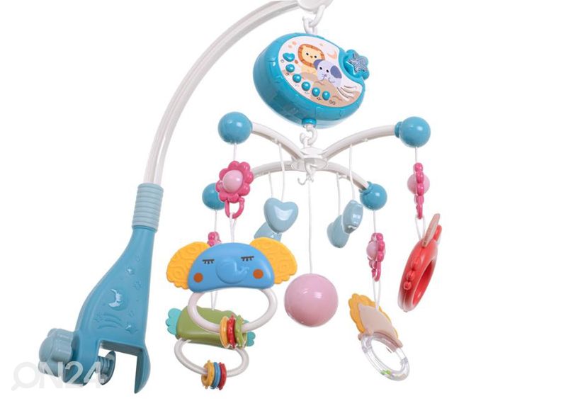 Voodikarusell koos täheprojektori ja muusikaga suurendatud