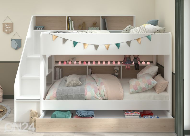 Voodikast Bibliobed suurendatud