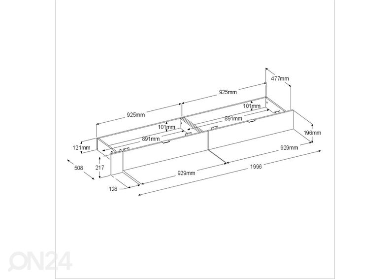 Voodikast Bridge suurendatud