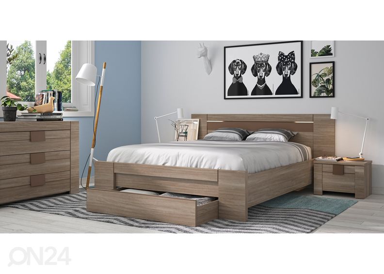 Voodikast Moka 117 cm suurendatud