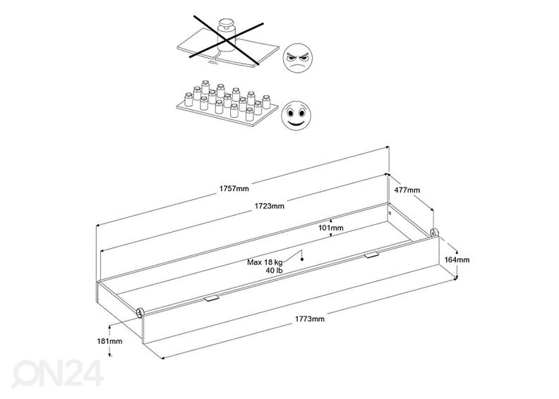 Voodikast Stamp suurendatud
