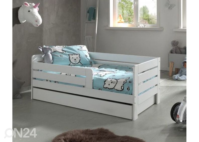 Voodikast Toddler, valge suurendatud