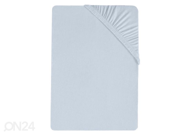 Voodilina kummiga Bradley, 90x200x25 cm, tekstiilist kotis suurendatud