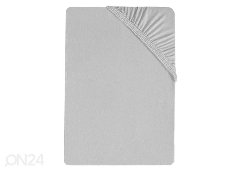 Voodilina kummiga Bradley, 90x200x25 cm, tekstiilist kotis suurendatud