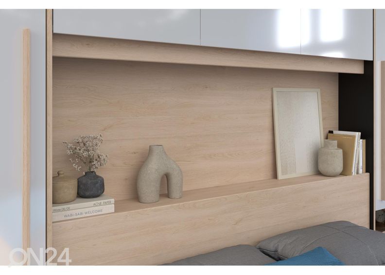 Voodipeats-kapp Bridge + LED suurendatud