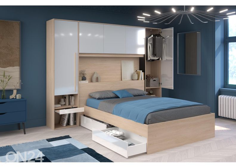 Voodipeats-kapp Bridge + LED suurendatud