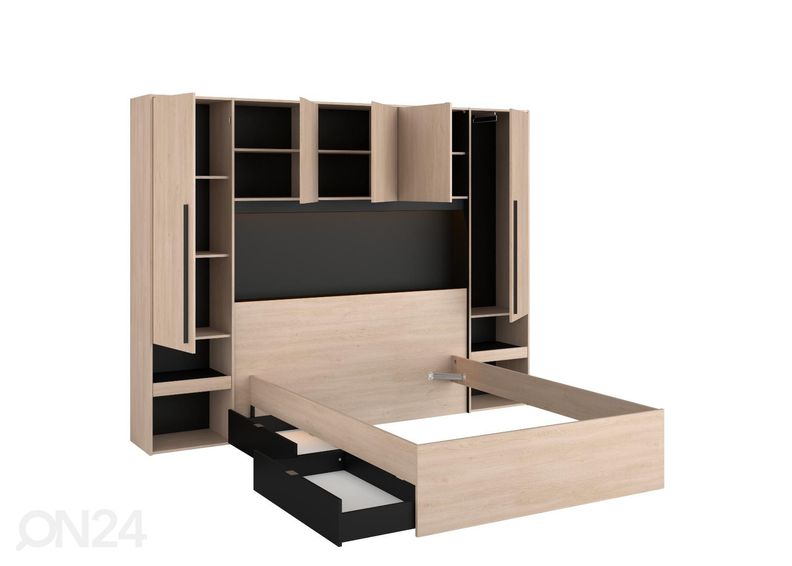 Voodipeats-kapp Bridge + LED suurendatud