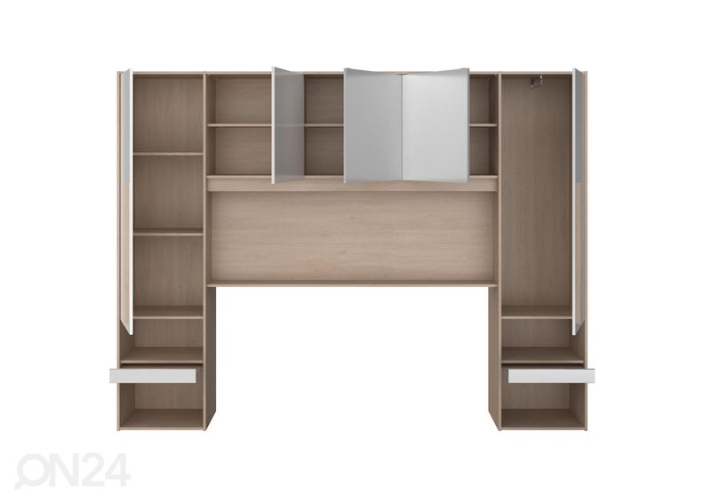 Voodipeats-kapp Bridge + LED suurendatud