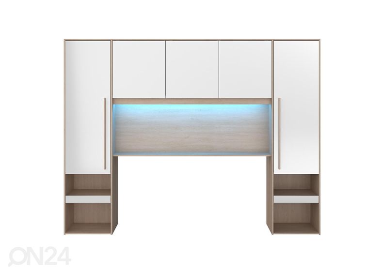 Voodipeats-kapp Bridge + LED suurendatud