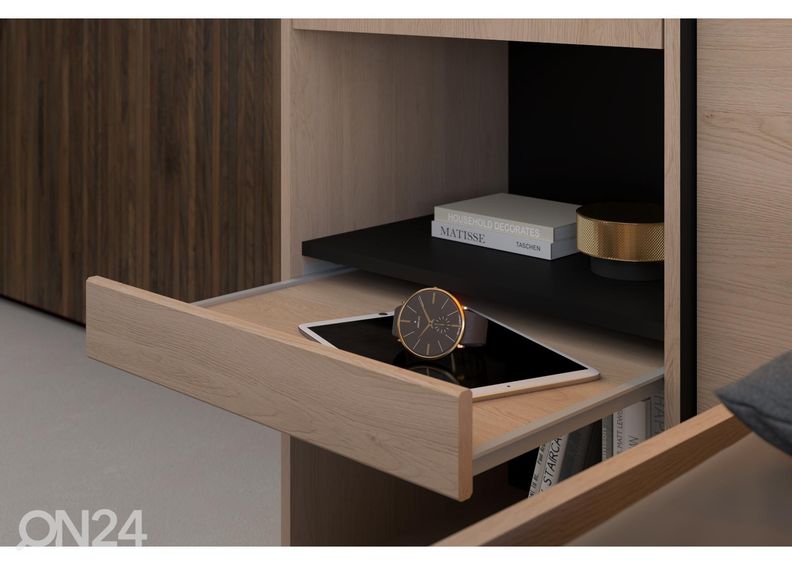 Voodipeats-kapp Bridge + LED suurendatud