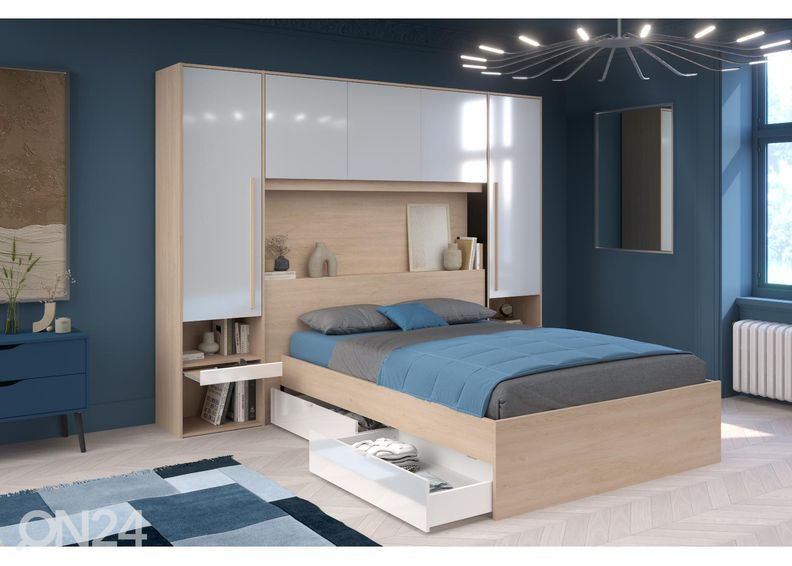 Voodipeats-kapp Bridge + LED suurendatud