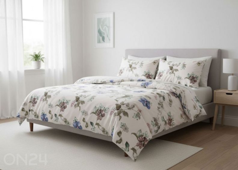 Voodipesu komplekt Floral Vintage, tekikott 220x205 cm + 2 tk padjapüür 50x60 cm suurendatud