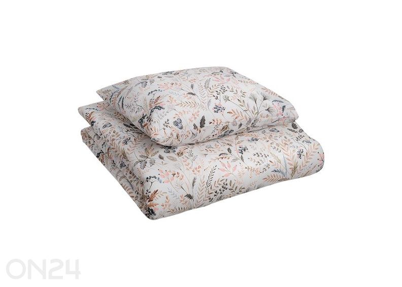 Voodipesu komplekt Meadow, tekikott 150x205 cm + padjapüür 50x60 cm suurendatud