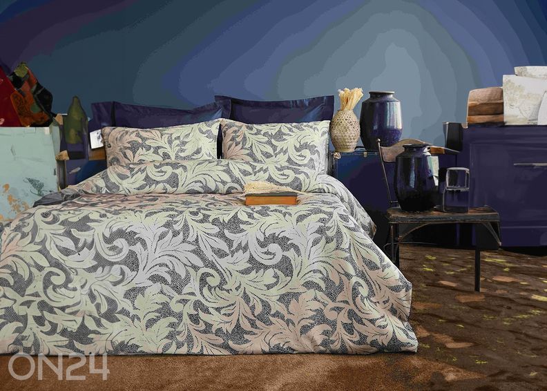 Voodipesu komplekt Ornament, tekikott 150x210 cm + padjapüür 50x60 cm suurendatud