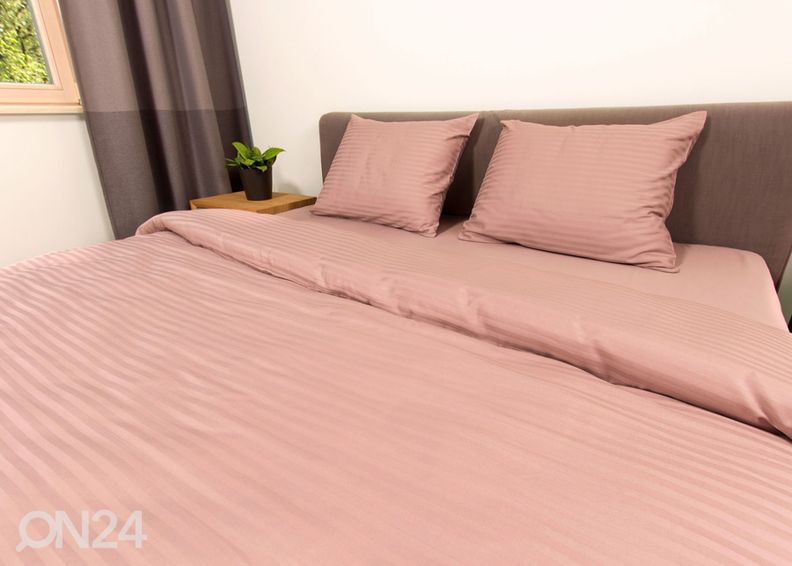 Voodipesukomplekt Line Rose 180x210 cm suurendatud