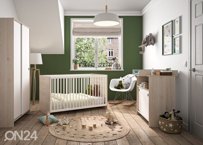 Võrevoodi Romeo 60x120 cm suurendatud