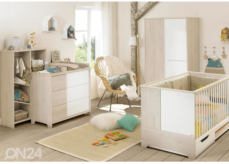 Võrevoodi Sacha 70x140 cm suurendatud