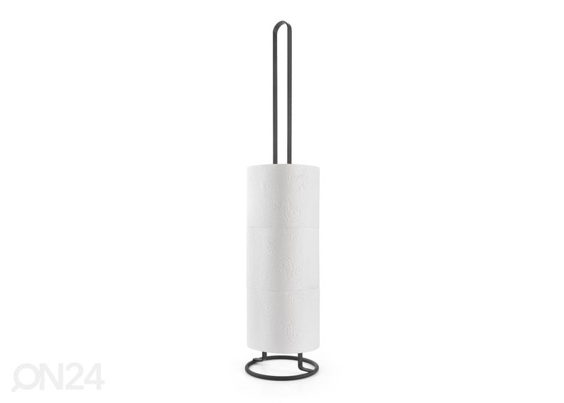 WC-paberi hoidja Origin, Ø12x58 cm, must suurendatud